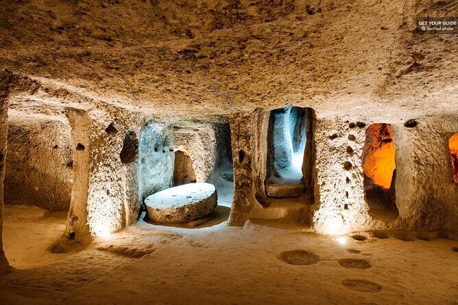 1 Day Package Tour with Hot Air Balloon Flight - Fairy Chimneys (National Park): monks valley and mushroom-shaped forms