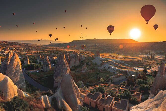 1 Day Package Tour with Hot Air Balloon Flight - Uçhisar: the rock castle stop that sets the whole puzzle