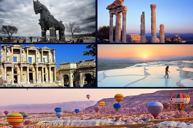 6 Days Turkey Tour Cappadocia, Ephesus, Pamukkale, Gallipoli, Troy Tour - Day 2 Troy and Pergamon: Trojan walls, then a long, guided afternoon