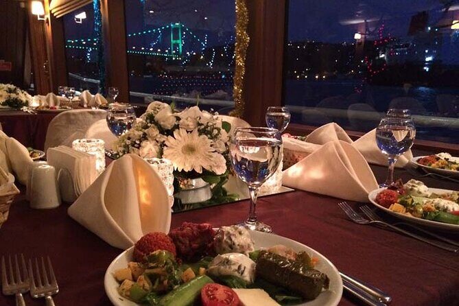 All Inclusive; Istanbul Bosphorus Dinner Cruise with Live Shows&Unlimited Drinks - Turkish Night on Board: Belly Dance, Henna, Romany Folk, Live DJ