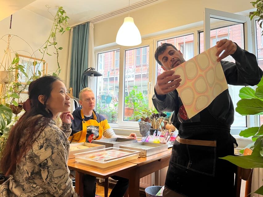 Authentic Turkish Art Marbling - Ebru - with Locals at Home - Meeting Ahmet at His Home in Istanbul