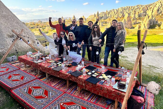 Barbecue Picnic in the valley (Sunset Time) - The 1.5-hour flow in Göreme: pickup to first bites
