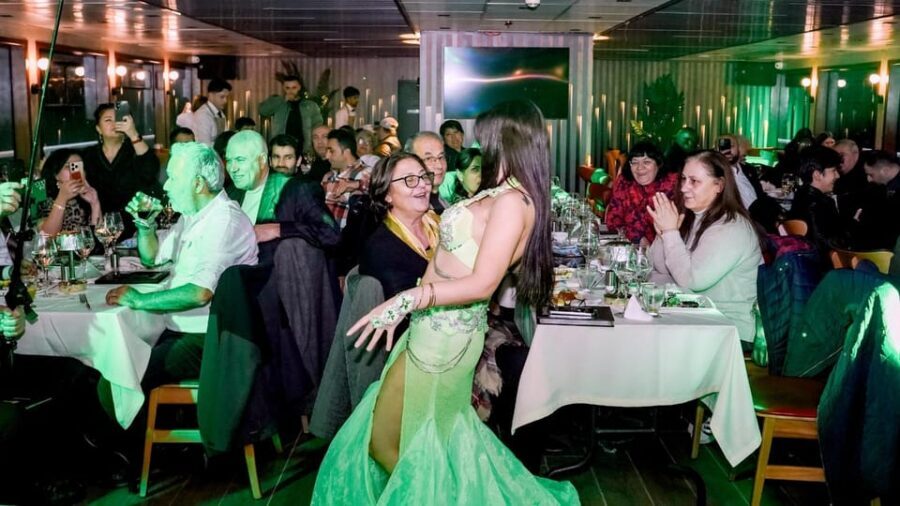 Bosphorus Dinner Cruise & Dance Shows with Private Table - The Bosphorus Route at Night: Dolmabahçe, Bridge, and Maiden’s Tower