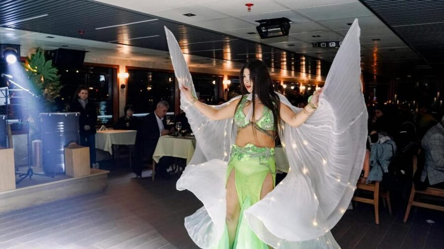Bosphorus Dinner Cruise & Dance Shows with Private Table - Dinner That Fits the Cruise: Apps, Mains, Desserts, and Snacks