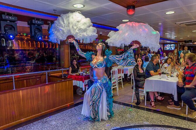 Bosphorus Dinner Cruise with Folklore Show & Belly Dancers - Drinks and the bar reality: soft drinks included, alcohol for 18+