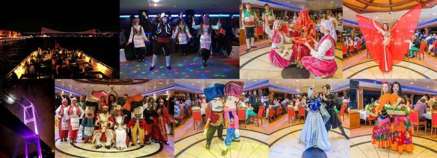 Bosphorus: Dinner Cruise with Live Performances Experience - The itinerary in plain English: what happens and when