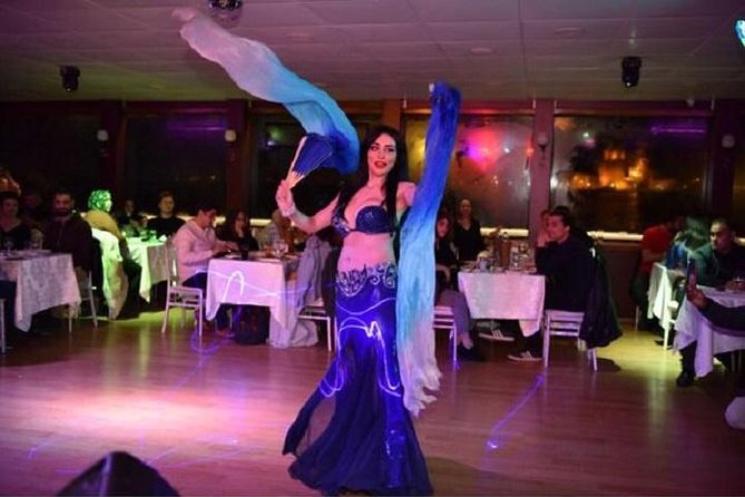 Bosphorus Dinner Show Cruise With Non Alcoholic Menu ISTANBUL Dinner cruise - Turkish night show: Whirling Dervish to belly dancers (plus DJ energy)