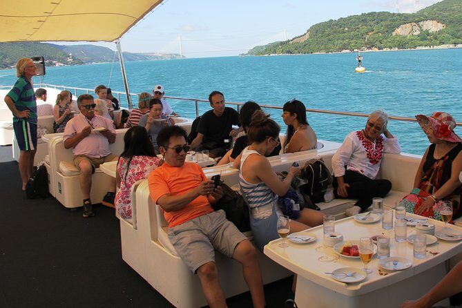 Bosphorus Luxury Lunch Cruise & Black Sea Swimming Experience - Bridges, forts, and the engineering stories behind the views