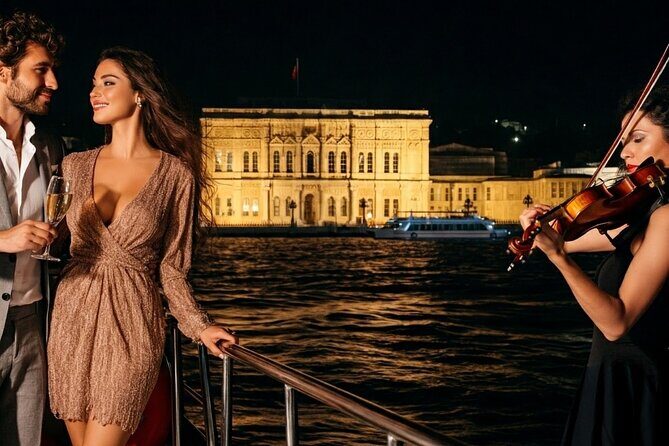 Bosphorus Night Cruise with Luxury Yacht - Bosphorus Bridge and Fatih Sultan Mehmet Bridge: the city’s engineering skyline