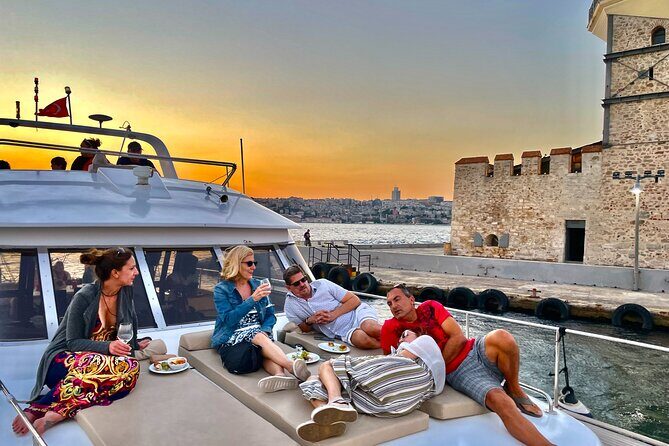 Bosphorus Sunset Yacht Cruise with Snacks and Live Guide - Dolmabahçe Palace From the Water: The 19th-Century Grand Statement