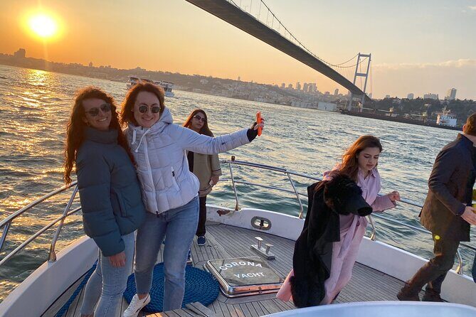 Bosphorus Sunset Yacht Cruise with Snacks and Live Guide - Rumeli Fortress and the Narrowest-Part Energy