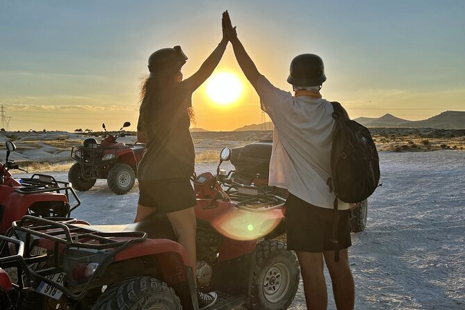 Cappadocia Adventures: Sunset ATV Tour - Love Valley stop: fairy chimneys and the “mushroom” look