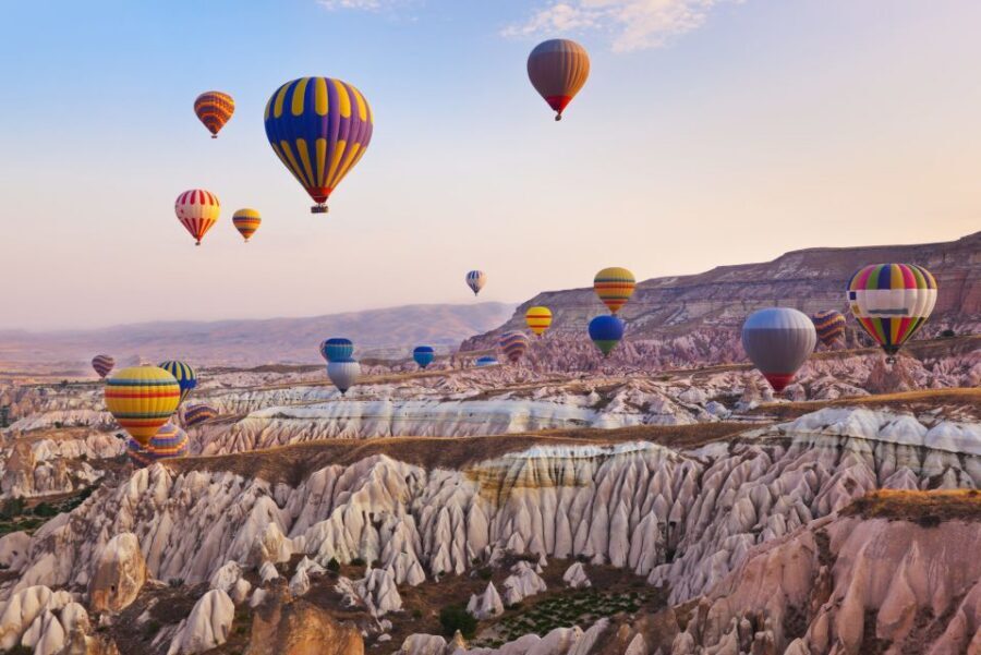 Cappadocia: Blue Tour and Sunrise Balloon Tour - Underground City: stables, cellars, refectories, churches, and wineries