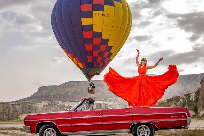 Cappadocia Classic Car Experince Sunrise, Sunset & Daytime Tour - Rose Valley and Love Valley: Fairy Chimneys, Red Rocks, Quick Photo Stops