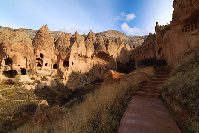 Cappadocia Full Day Red Tour With Museum tickets,Lunch,Guide - Uçhisar Castle area: Cevizli caves and the pigeon-house look