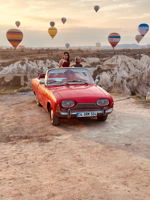 Cappadocia: Hot Air Balloon Watching Tour with Classic Car - Sunrise in Cappadocia: why watching beats rushing to the wrong spot