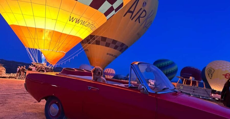 Cappadocia: Hot Air Balloon Watching Tour with Classic Car - Timing and what to pack for a 2-hour sunrise run