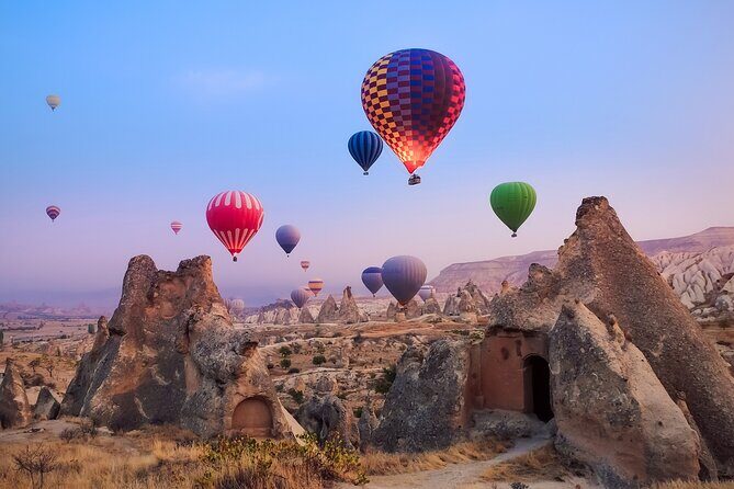 Cappadocia Hot Air Balloon with Small Group City Tour - Göreme Open Air Museum: churches carved into volcanic rock