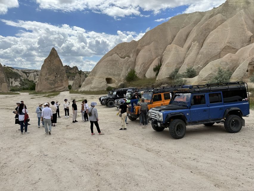 Cappadocia: Jeep Safari with Mini Underground City - Eagle Hill Point and the champagne party finish