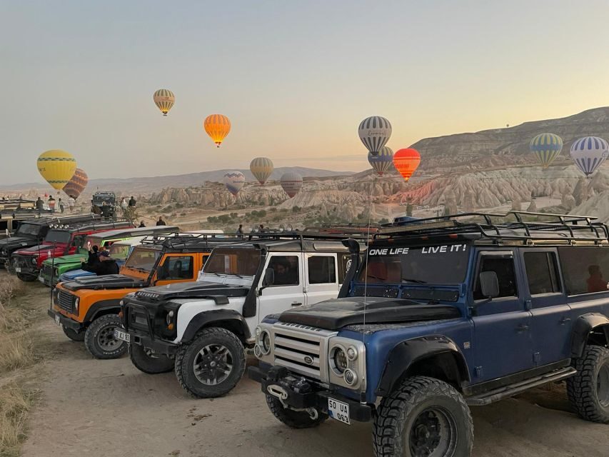 Cappadocia: Jeep Safari with Mini Underground City - The sunrise option from Göreme: Swords, Rose, Love, and White Valleys