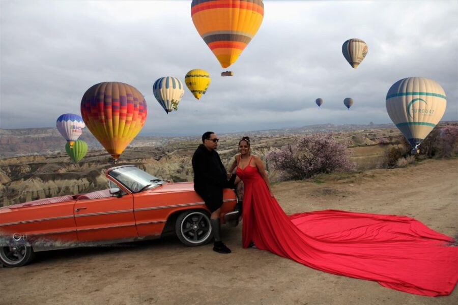 Cappadocia Photo Shoot with Classic Car and Flying Dress - Key highlights worth your attention
