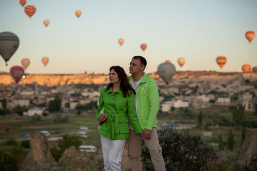 Cappadocia Photo Shoot with Flying Dress Option in Goreme - Love Valley stop: a second scene with a different photo feel