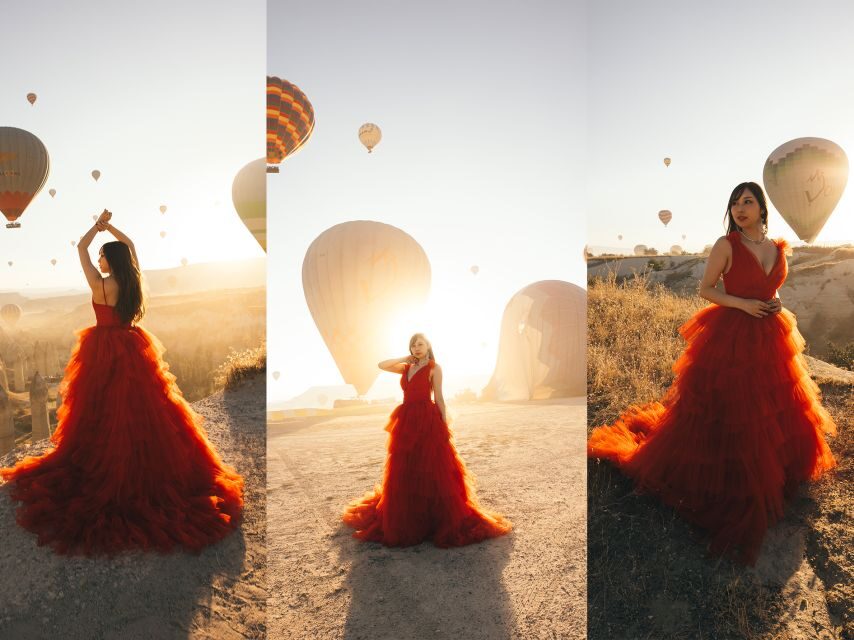 Cappadocia: Photo Shooting With Flying Dresses - Two Hours Before the Day Gets Loud