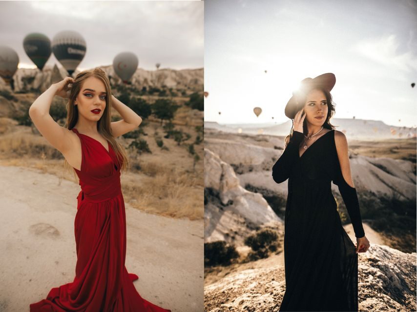 Cappadocia: Photo Shooting With Flying Dresses - Getting There: Hotel Pickup and Private-Group Timing
