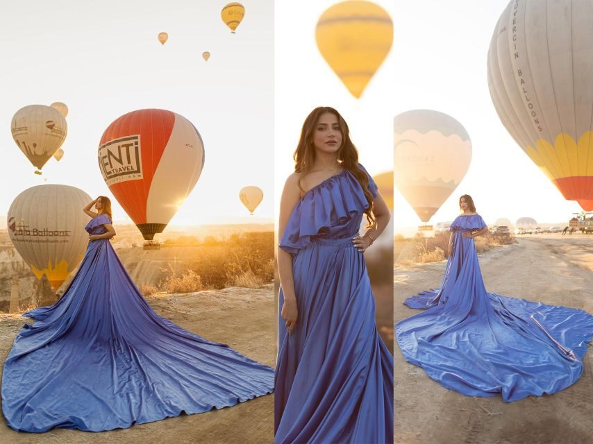 Cappadocia: Photo Shooting With Flying Dresses - Valley of Love at Sunrise: Soft Light, Strong Shape