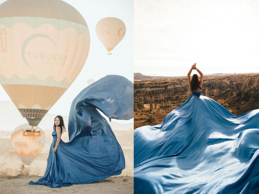 Cappadocia: Photo Shooting With Flying Dresses - Inside the Fairy-Chimney Cave: Backlit Drama Without the Crowds