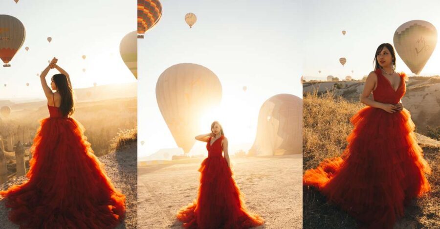 Cappadocia: Photo Shooting With Flying Dresses - Flying Dress, Fairy Chimney, Real Photographer Energy