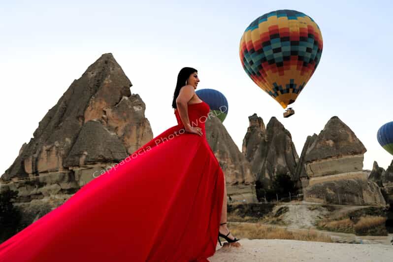 Cappadocia Photoshoot with Flying Dress - What the 2 hours feel like (and how to plan your day)