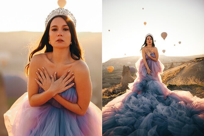 Cappadocia Photoshooting with Flying Dress - Dress Trial: Choosing Satin (and Knowing What’s Included)