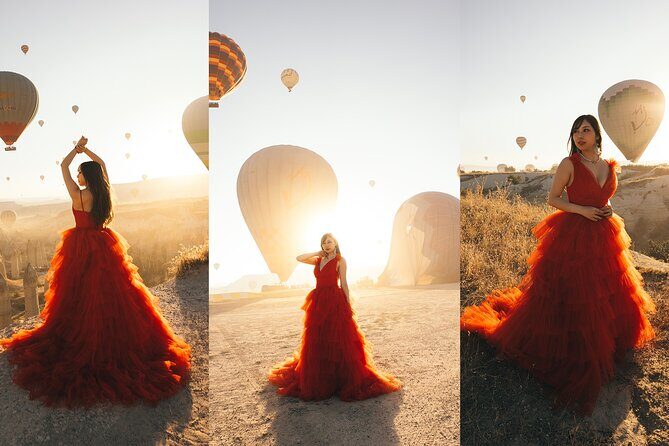 Cappadocia Photoshooting with Flying Dress - Natural Cave Stop: Switching Mood After the Balloons