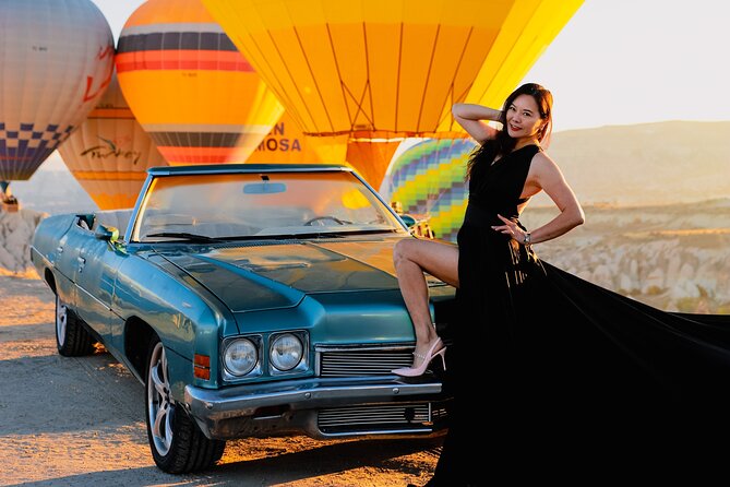Cappadocia Private Photo Shoot with Flying Dress & Vintage Car - Key things that make this shoot work