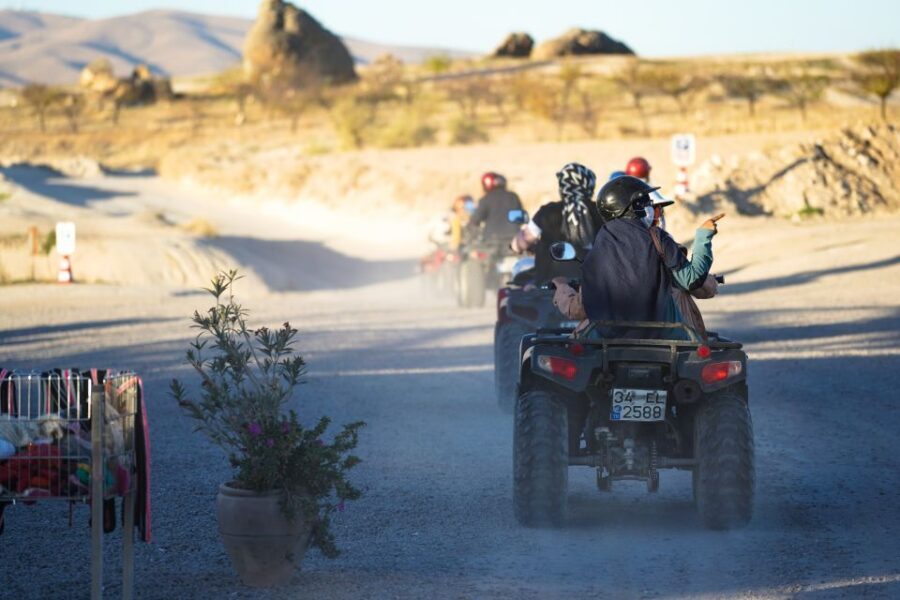 Cappadocia: Quad Safari with BBQ Meal - The ride route: Sword, Rose, Red, and Love Valleys in real time