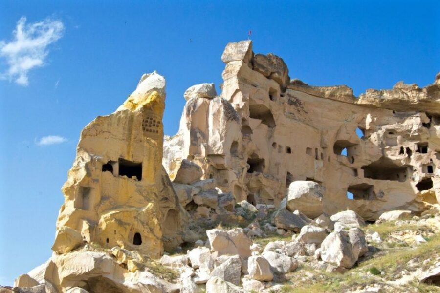 Cappadocia: Red Valley Trek and Kaymakli Underground City - Red Valley Trek: 4km of Sharp Sandstone Scenery