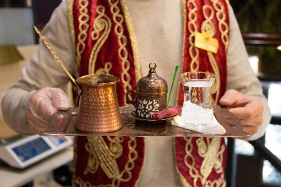 Cappadocia: Sand-Brewed Turkish Coffee Workshop - Entering the workshop at Owl Cave hotel reception