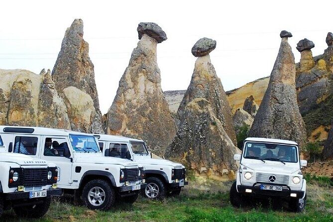 Cappadocia: Sunrise and Sunset Jeep Safari - White Valley’s ridges: why this stop feels different