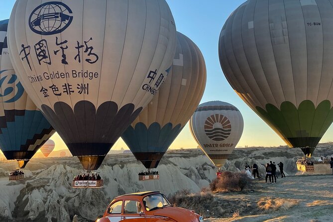 Cappadocia Sunrise Hot Air Balloon Flight / Discovery Balloons - Pre-flight inflation and the calm-before-takeoff