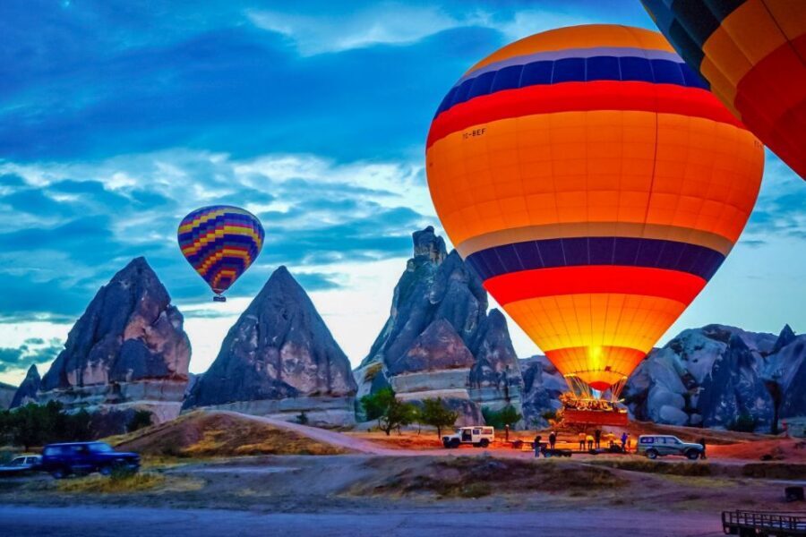 Cappadocia: Sunrise Hot Air Balloon, Göreme & Fairy Chimneys - Hotel pickup and the launch-site breakfast that saves your morning