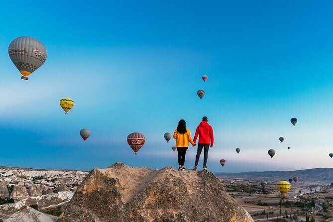 Cappadocia Sunrise Hot Air Balloon Watching Tour w/Transfer - Getting great balloon photos from the ground