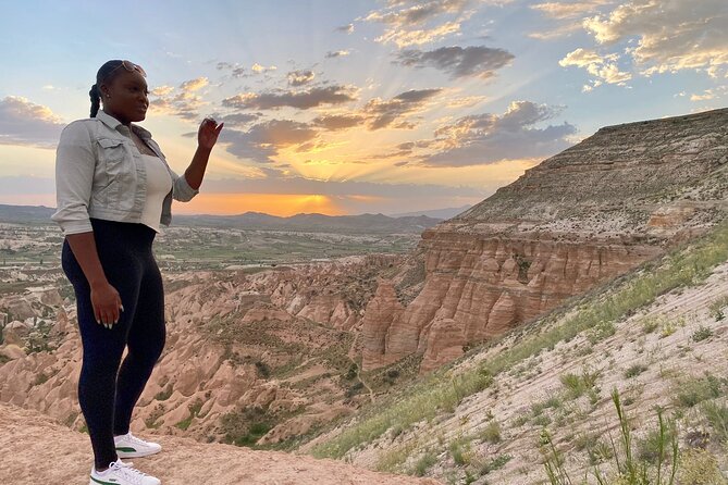 Cappadocia Sunset and Night tour with dinner - Kızılçukur Sunset Point: Red and Rose Valley Views