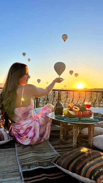 Cappadocia: Terrace Photo Spot With Balloon Flight View - Where You’ll Start: Tulip Cave Suites and the Calm Before Photos