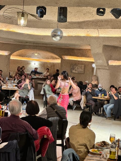 Cappadocia Turkish Night wTransfer,Dinner &Unlimited Drinks - The Dance Program: Folk, Bride-and-Groom, Rotating Skirt, Belly Dance