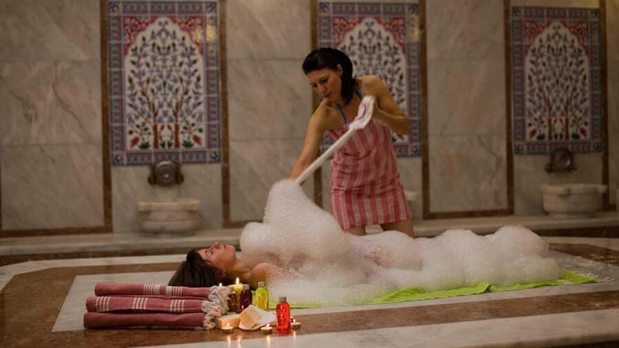 Cappadocia Turkish Traditional Bath - Hamam - Bubble Massage - Your hour in Cappadocia: steam, salt, foam, then apple tea