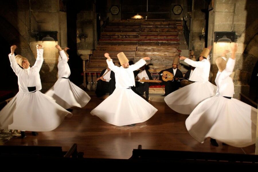 Cappadocia: Whirling Dervishes Ceramony - The caravanserai setting makes the dervishes feel more grounded