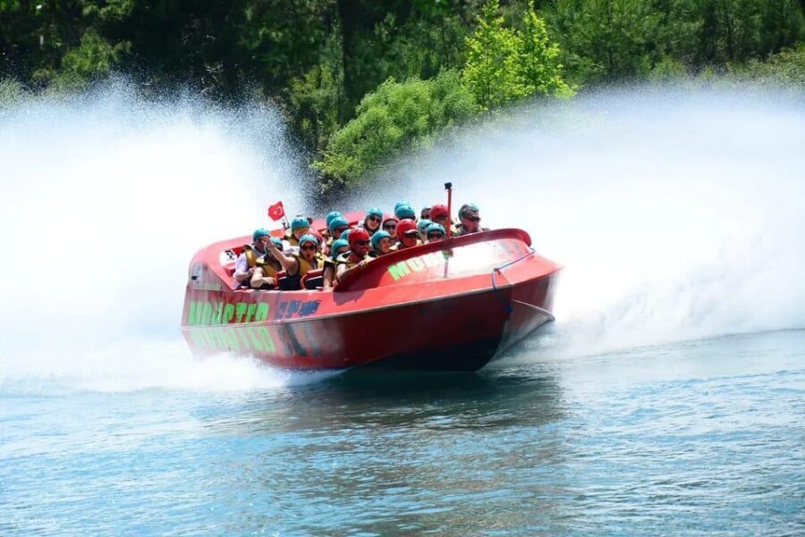 Cappadocia: Zipline, Jetboat, and Monster Safari Adventure - Jetboat on Avanos waters: the splashy 360-degree turn