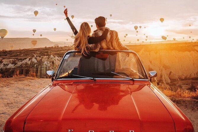 Classic Car Tour in Cappadocia Sunrise/Sunset - The three stops that make or break the photos: Rose Valley, Cavusin, Love Valley