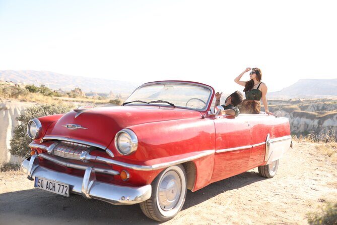 Classic Car Tour in Cappadocia Sunrise/Sunset - Sunrise Classic Car Tour: balloon takeoff point to Rose Valley to Love Valley